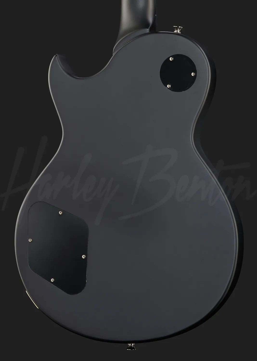 Harley Benton Vintage SC-400 SBK E-Gitarre Schwarz matt