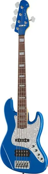 Harley Benton Enhanced MJ-5EB E-Bass Lake Blue 5-saitig