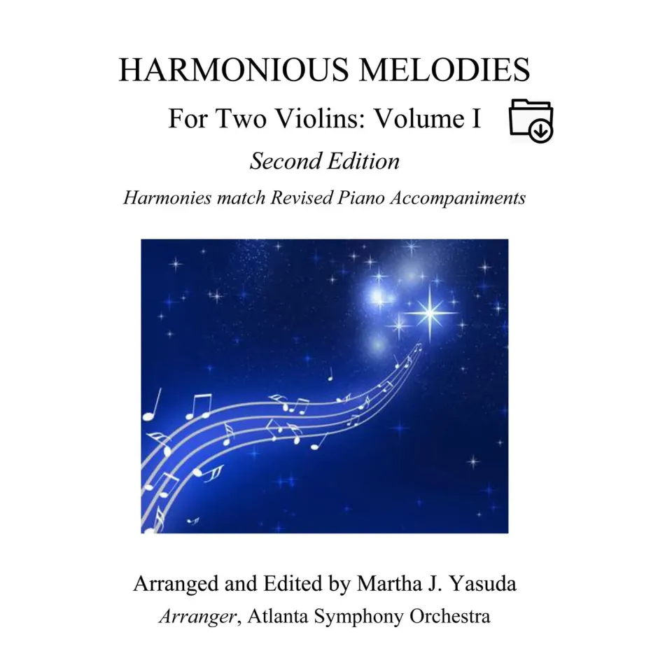 Shar Harmonious Melodies For Two Violins Vol. I Noten-Download Suzuki