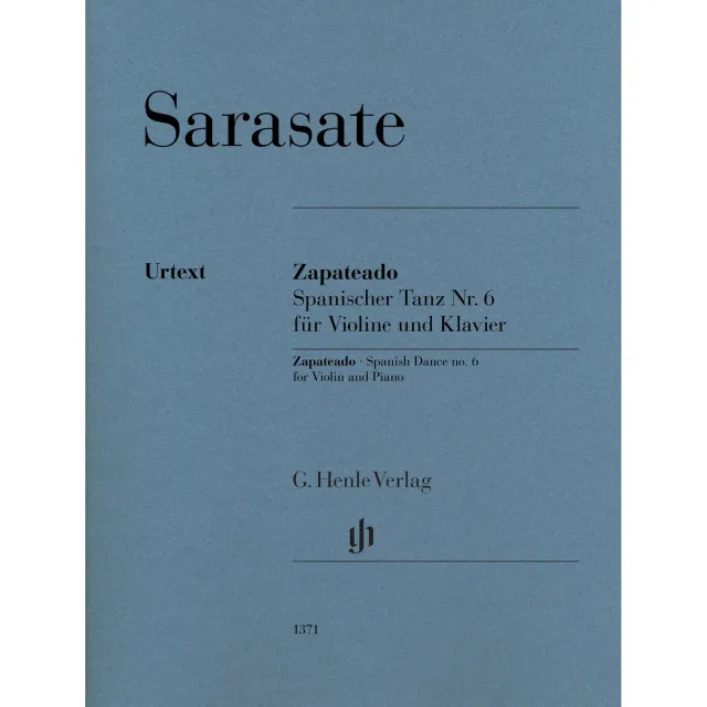 Henle Sarasate Zapateado op.23 Violinnoten Klavier