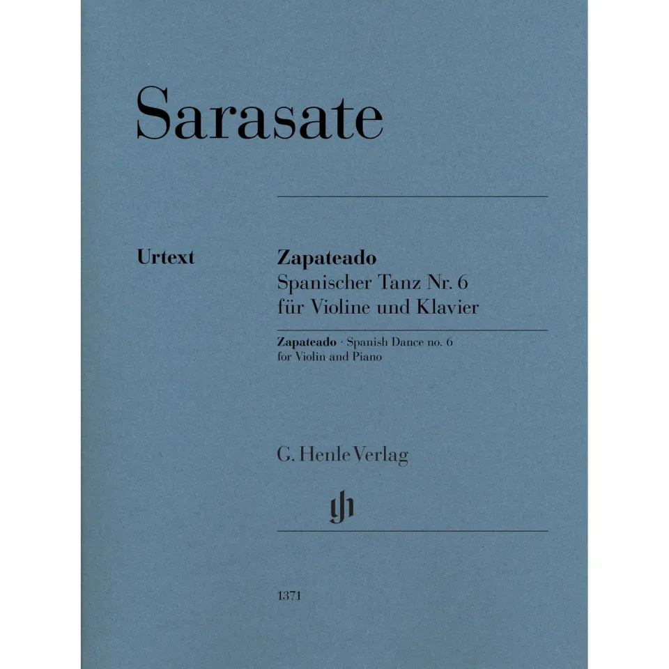 Henle Sarasate Zapateado op.23 Violinnoten Klavier