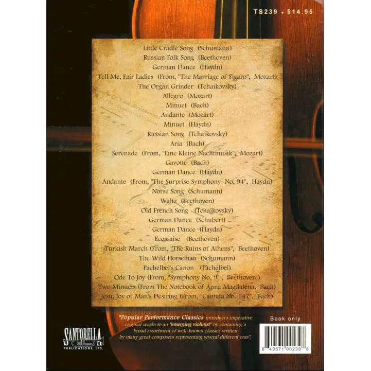 Popular Performance Classics Violine Noten Klavierbegleitung
