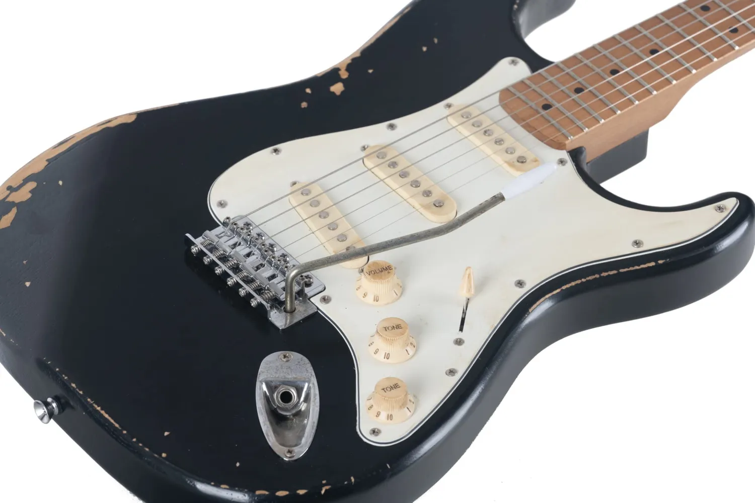 Rocktile Vinstage ST-RMBK E-Gitarre Black Aged Relic
