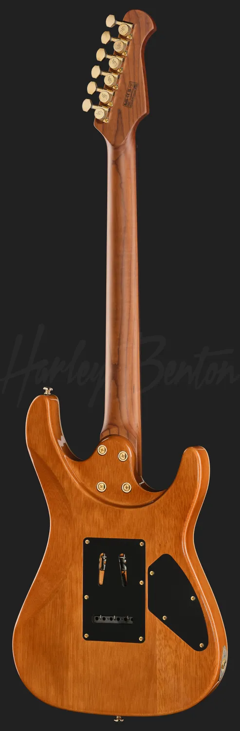 Harley Benton Fusion-IV HSS LH RW PM E-Gitarre Linkshänder