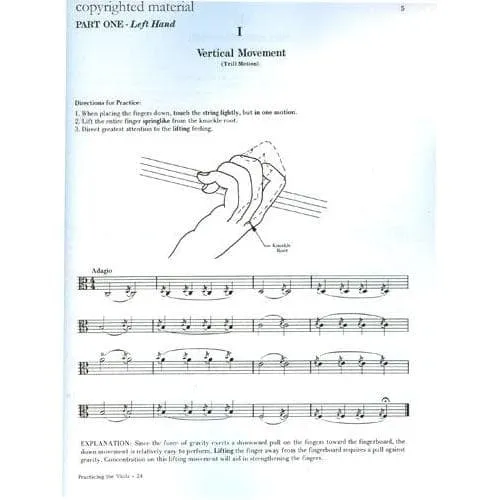 Kelton Kievman Practicing the Viola Bratschenbuch