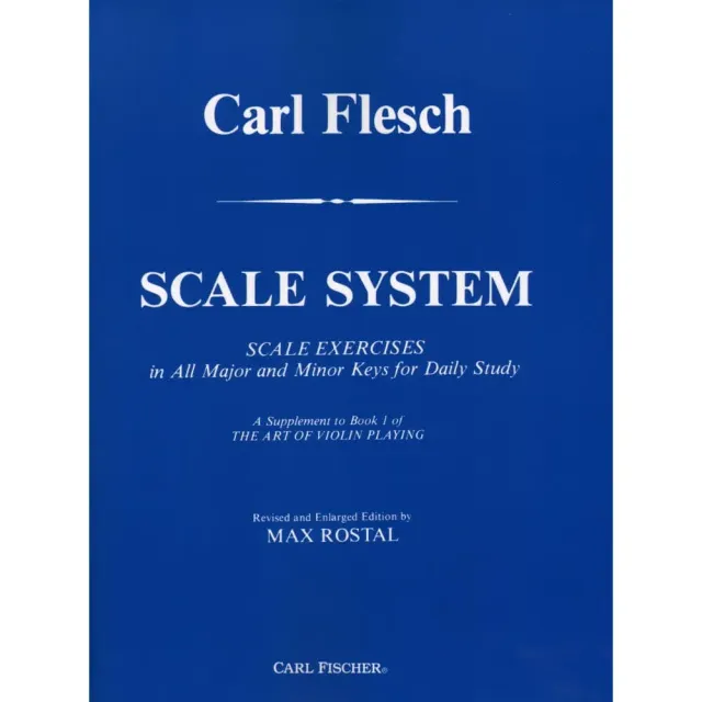 Carl Fischer Flesch Skalensystem Violine Rostal Noten