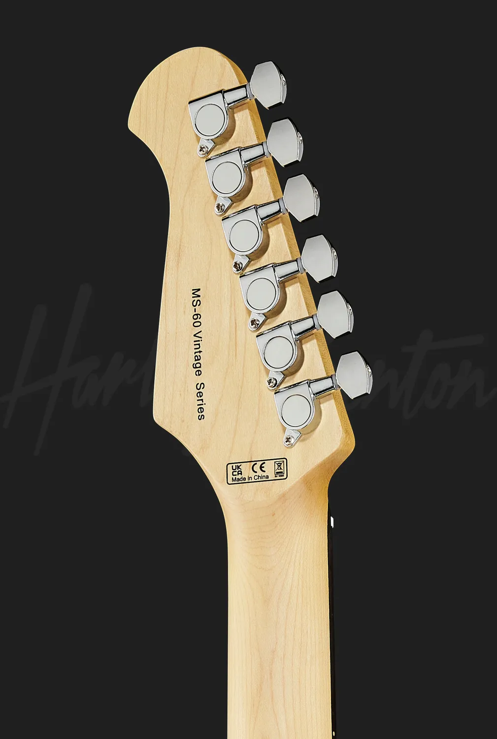 Harley Benton MS-60 E-Gitarre Vintage White Singlecoil