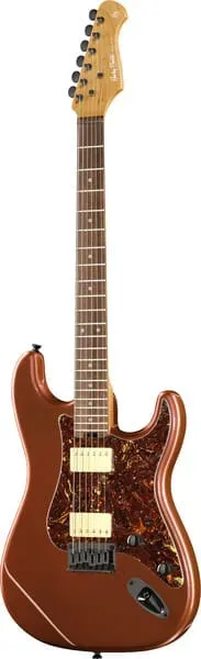 Harley Benton ST-Modern HH RBM E-Gitarre Root Beer Metallic Humbucker