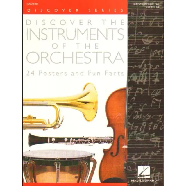 Hal Leonard Orchesterinstrumente Poster-Set 24-teilig