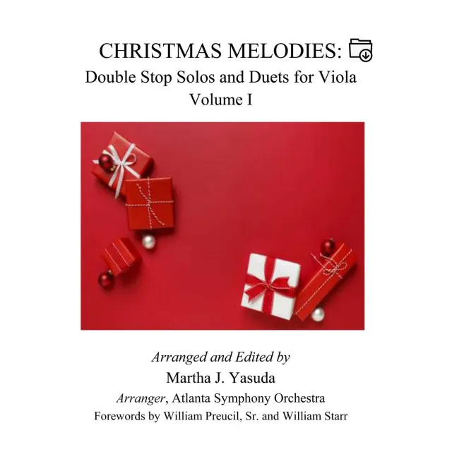 Martha Yasuda Christmas Melodies Viola Doppelgriff Noten Download