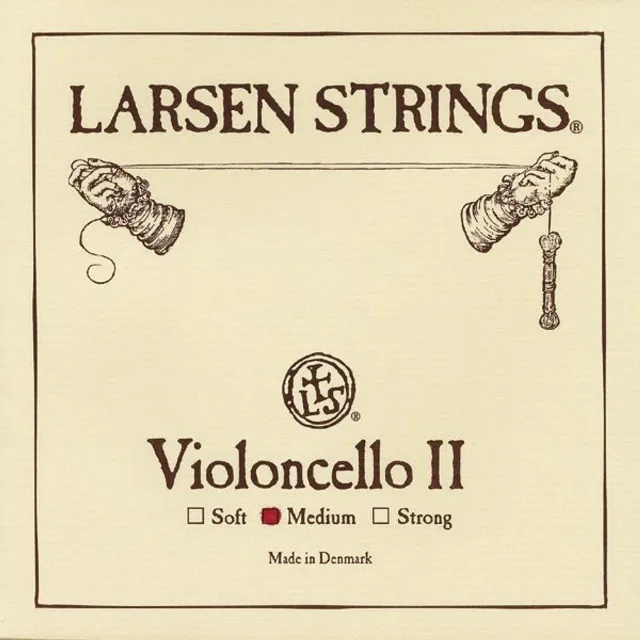 Larsen Cello D Saite Medium 4/4 warm