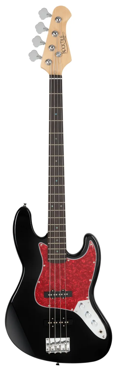 Rocktile Pro JB-30BK E-Bass Black Deluxe
