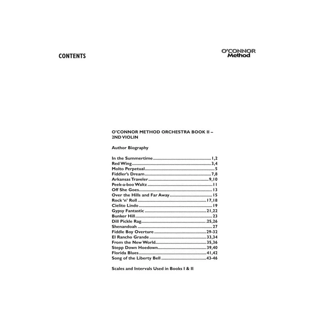 O'Connor Method Orchestra Book II Violine 2 Orchesterstimme