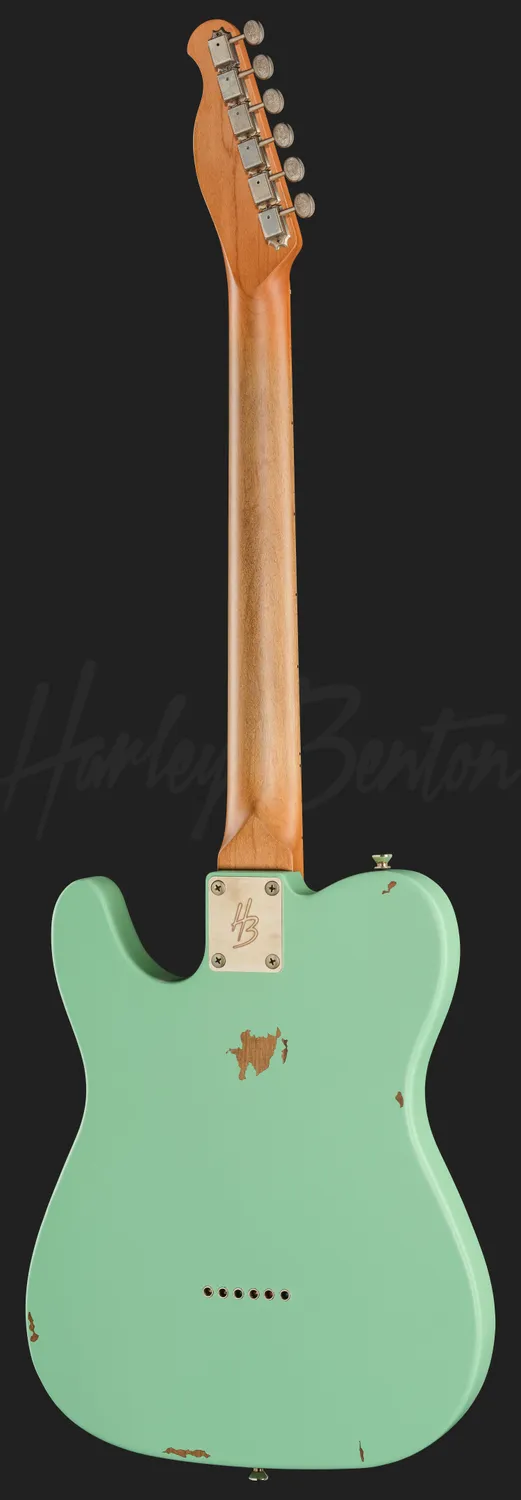 Harley Benton TE-62LA E-Gitarre Seafoam Green Aged