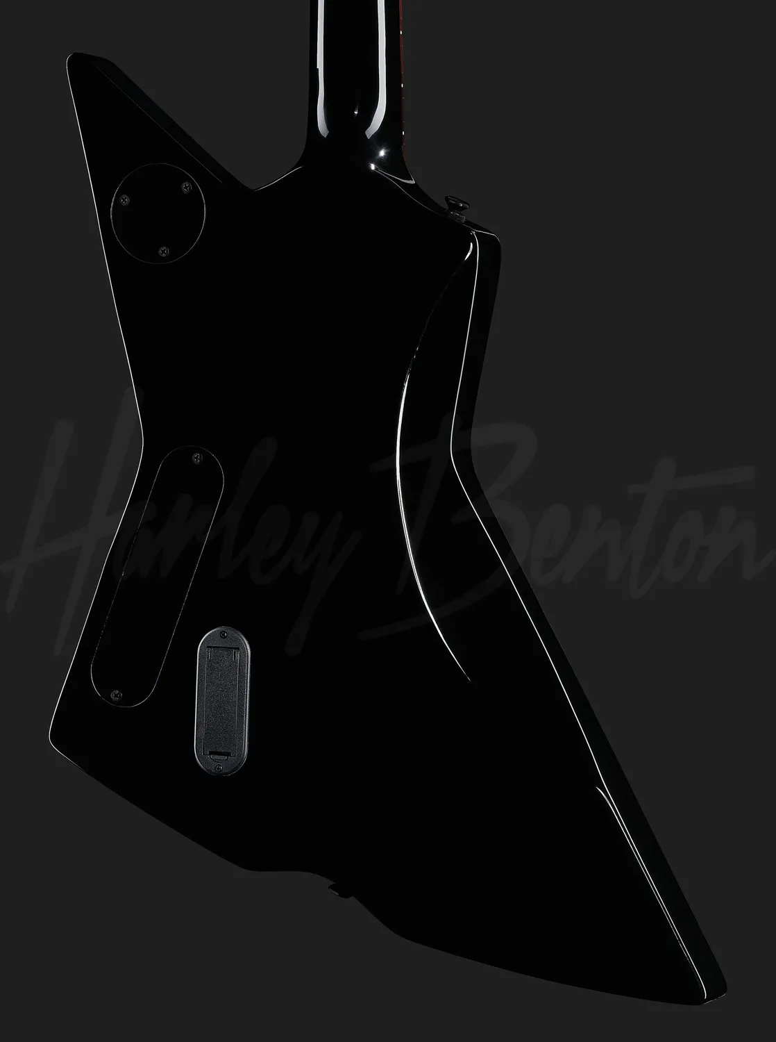 Harley Benton EX-84 Modern EMG E-Gitarre Schwarz aktiv