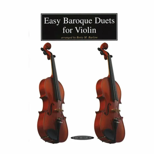 Summy-Birchard Easy Baroque Duets Noten 2 Violinen