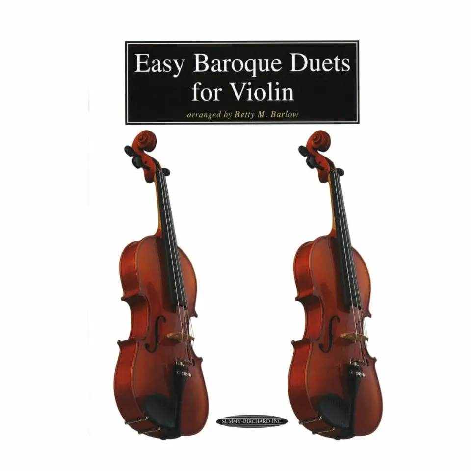 Summy-Birchard Easy Baroque Duets Noten 2 Violinen