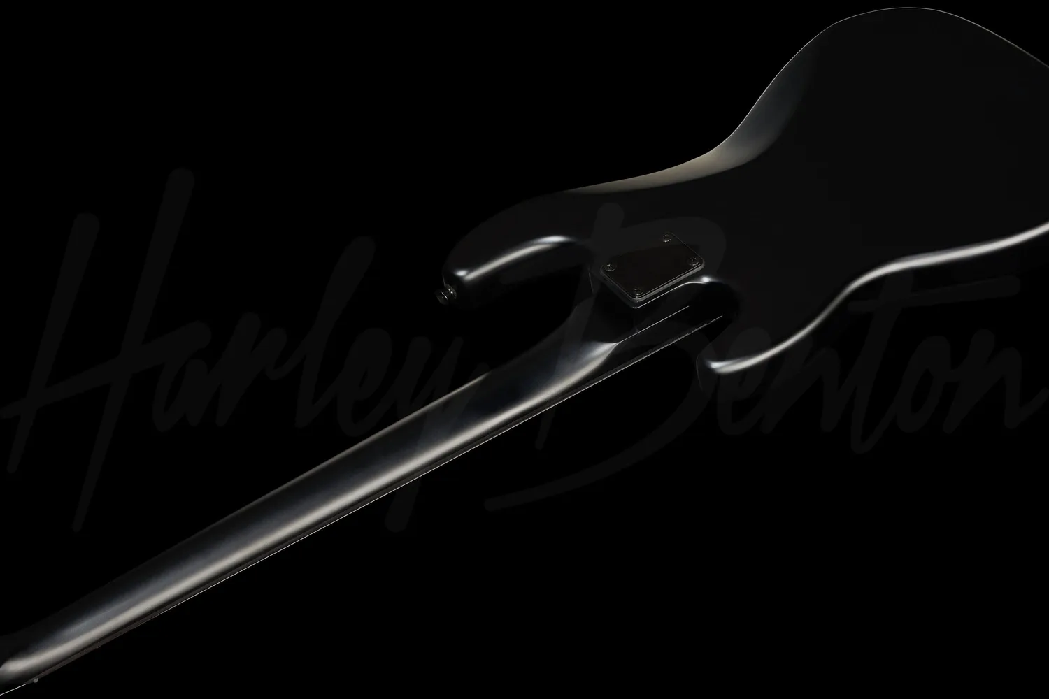 Harley Benton PB-20 SBK E-Bass Schwarz Split-Coil