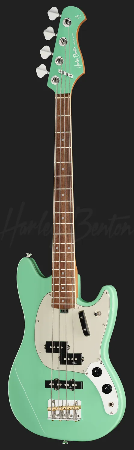 Harley Benton MV-4MSB E-Bass Seafoam Green Shortscale
