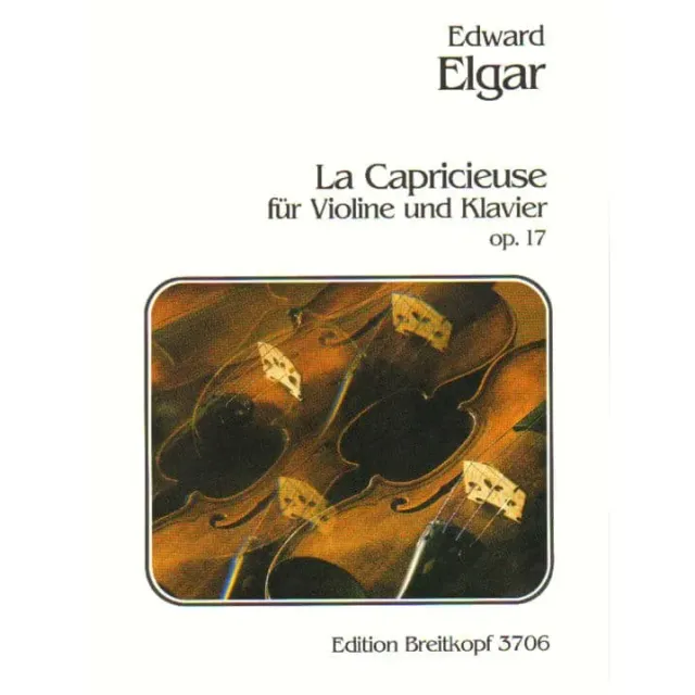Breitkopf Elgar La Capricieuse Op.17 Noten Violine Klavier