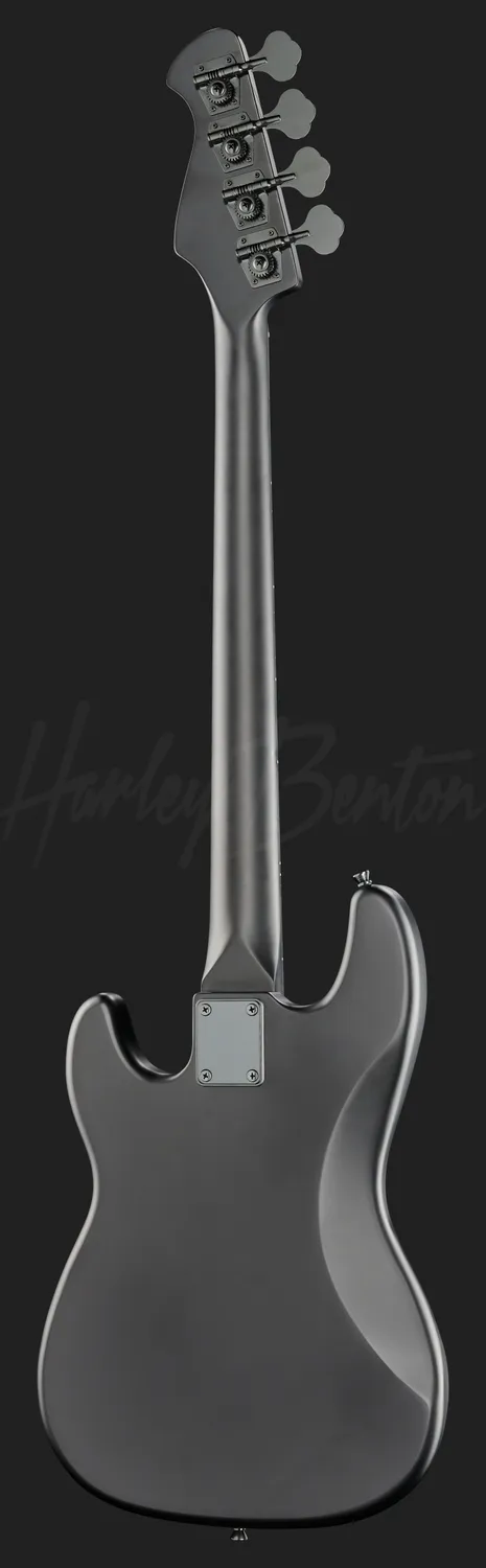 Harley Benton Deluxe PJ-4 SBK E-Bass Satin Schwarz
