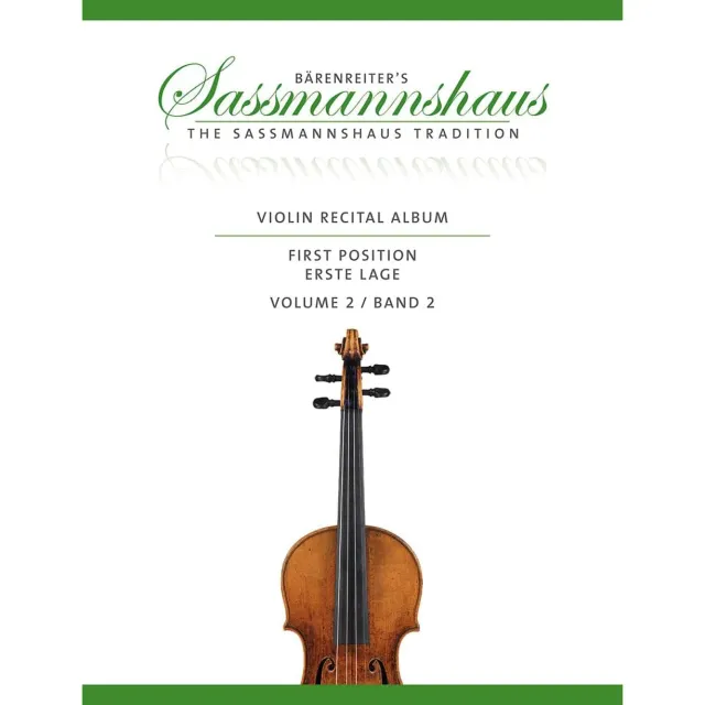 Bärenreiter Sassmannshaus Violin Recital Album 2 Noten erste Lage