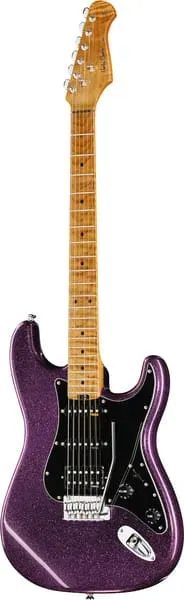 Harley Benton ST-Modern Plus MN HSS E-Gitarre Purple