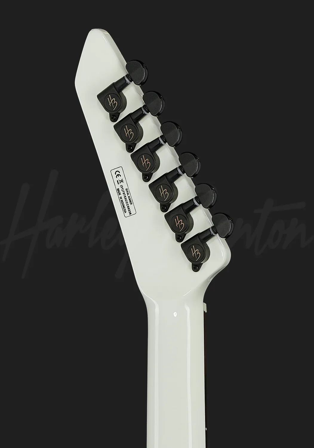Harley Benton Rock EX-84 Modern EMG E-Gitarre Vintage White
