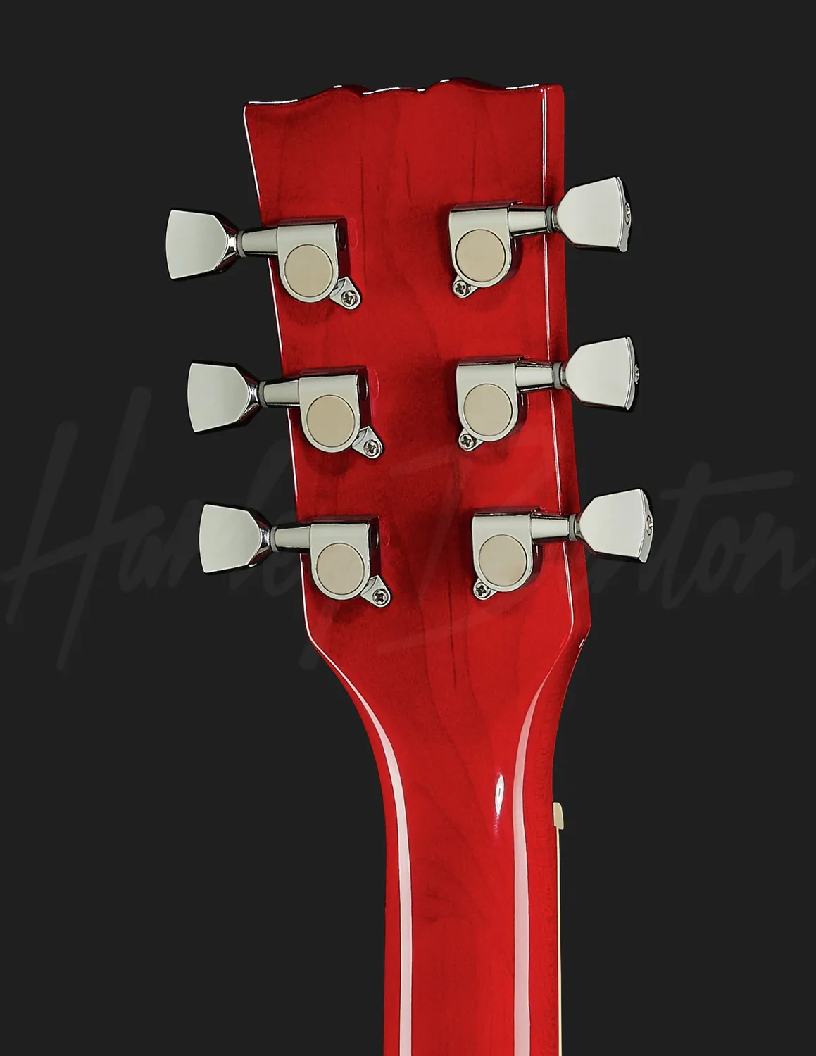 Harley Benton DC-580LH CH E-Gitarre Links Cherry Humbucker