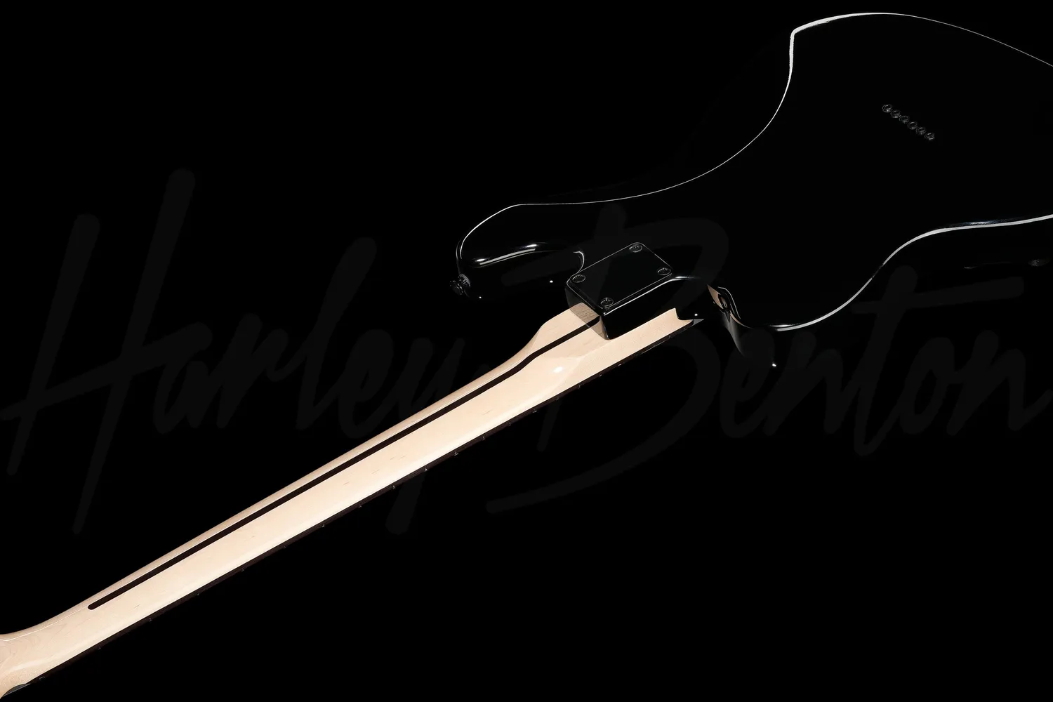 Harley Benton Rock JA-Baritone E-Gitarre Schwarz P-90