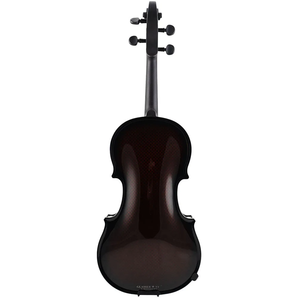 Shar Music Glasser Carbon Composite E-Violine 4/4 Set Orange