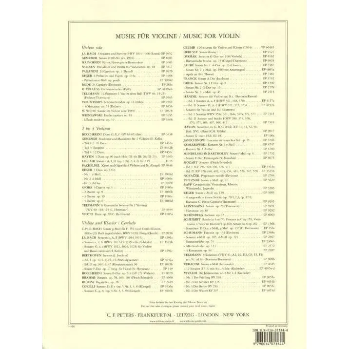 Shar Music Svendsen Romance Op 26 Noten Violine Klavier Lyrisch