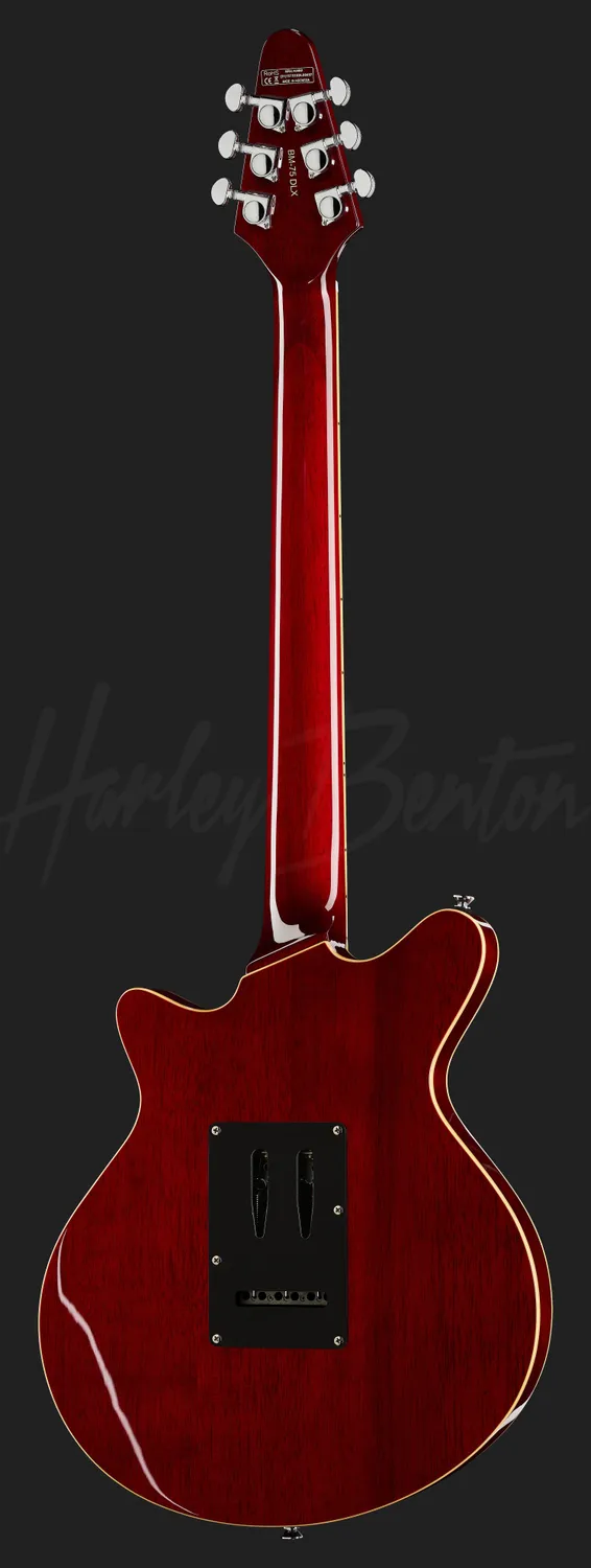 Harley Benton Standard Series BM-75 E-Gitarre Rot Mahagoni