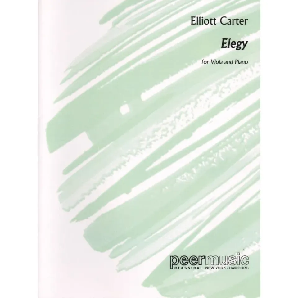 Peer Music Carter Elegy Bratschennoten Klavier