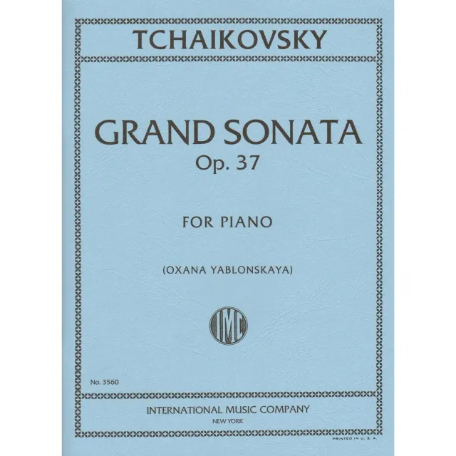 Shar Music Tschaikowski Grand Sonata Op.37 Klaviernoten Advanced