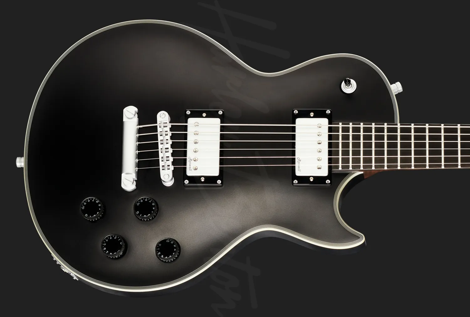 Harley Benton Agufish Standard STD BT Bariton-Gitarre Black Satin