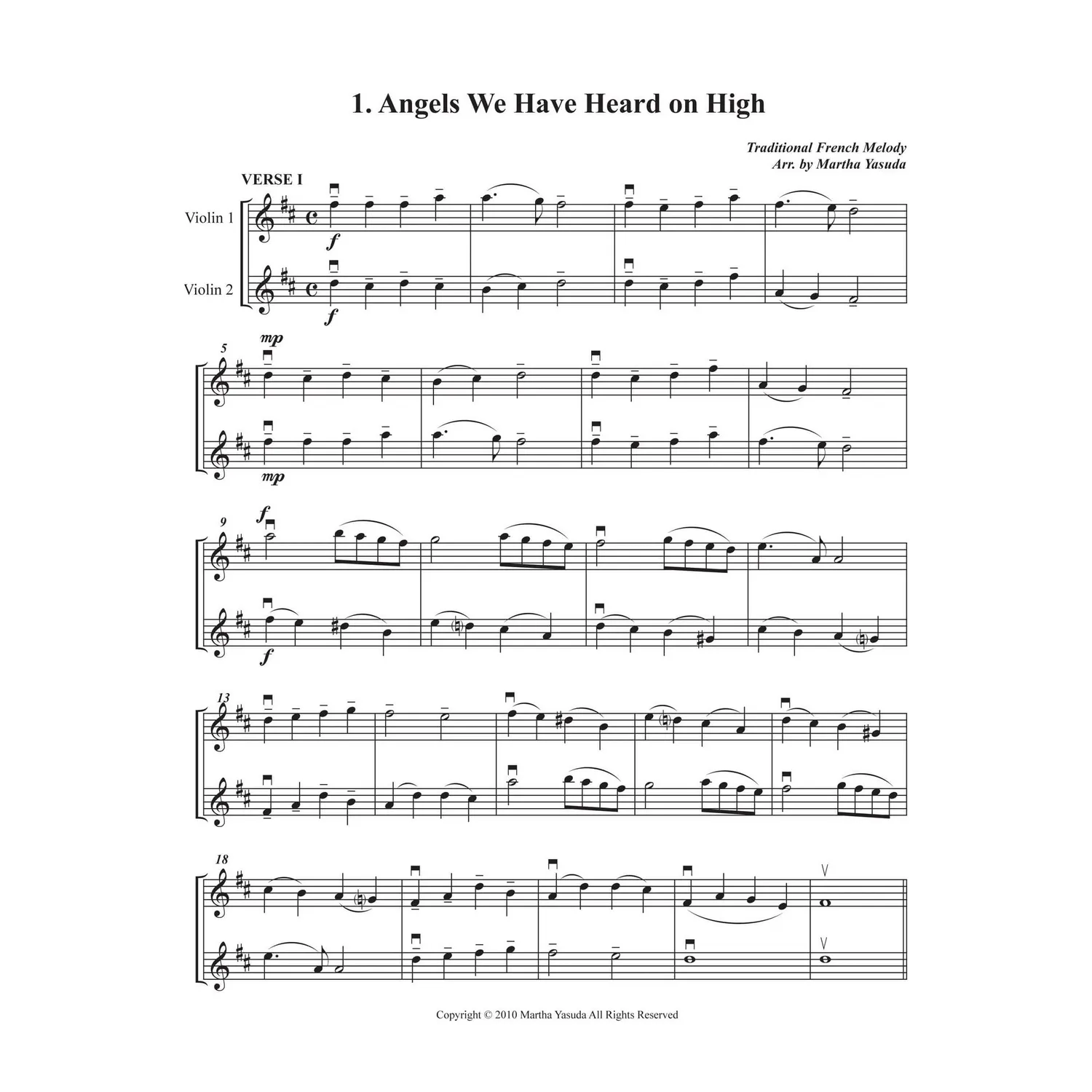 Yasuda Christmas Melodies Duets Cubed Noten Violine Download