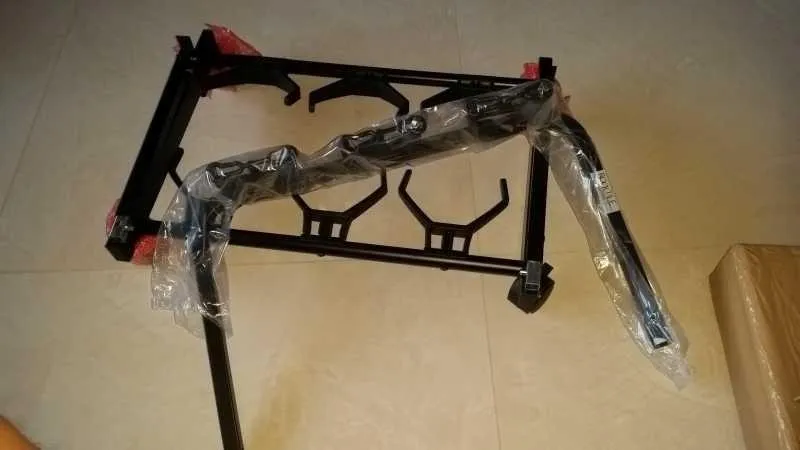 Rocktile Multistand 3-fach Gitarrenständer Rollen klappbar