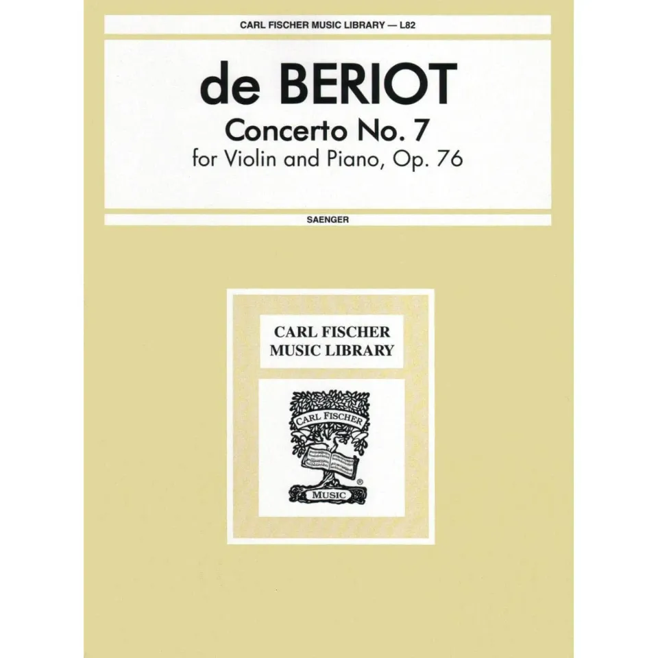 Fischer Beriot Konzert Nr.7 G-Dur op.76 Noten Violine