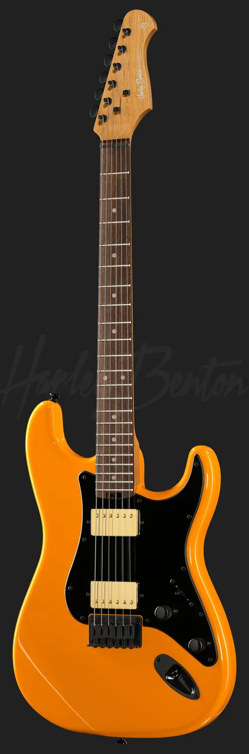 Harley Benton ST-Modern HH E-Gitarre tangerine metallic