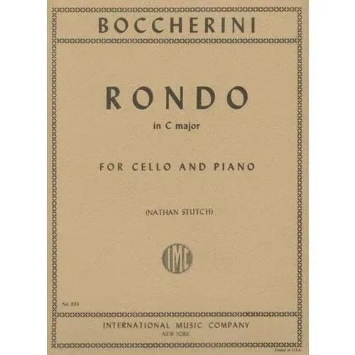 Boccherini Rondo G 310 Noten Cello Klavier
