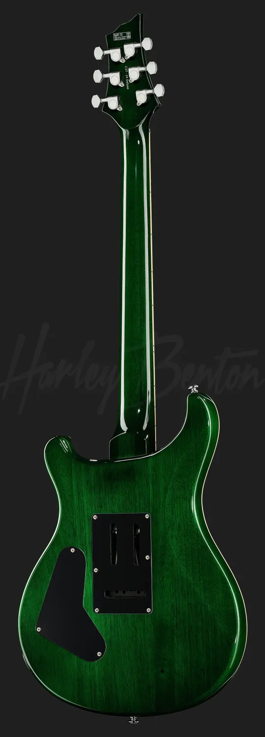 Harley Benton Deluxe CST-24T E-Gitarre Emerald Flame Tremolo