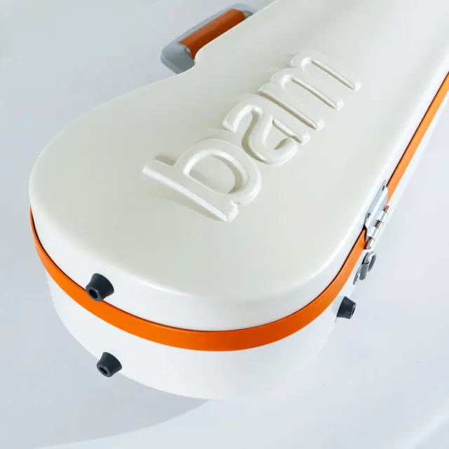 BAM Graffiti Hightech Contour Violinkoffer 4/4 Weiß-Orange