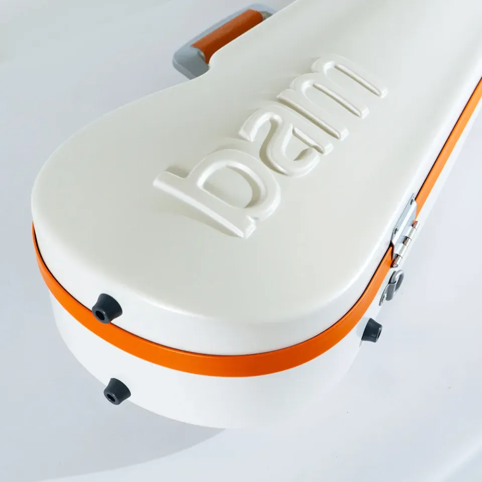 BAM Graffiti Hightech Contour Violinkoffer 4/4 Weiß-Orange