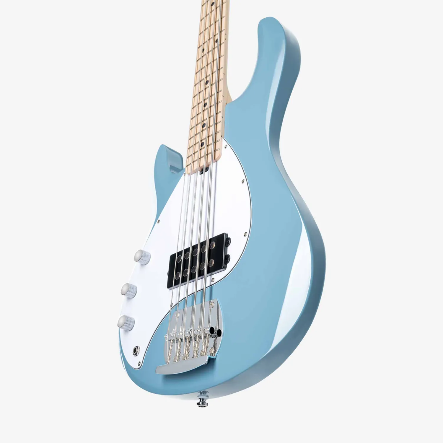 Sterling SUB StingRay RAY5 E-Bass Chopper Blue links 5-saitig