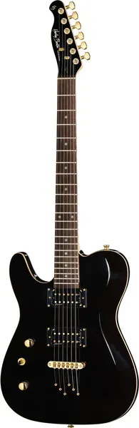 Harley Benton TE-40 LH TBK E-Gitarre Linkshand schwarz