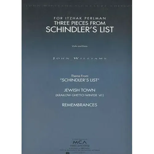 Hal Leonard Williams Schindlers List Violine Noten Klavier