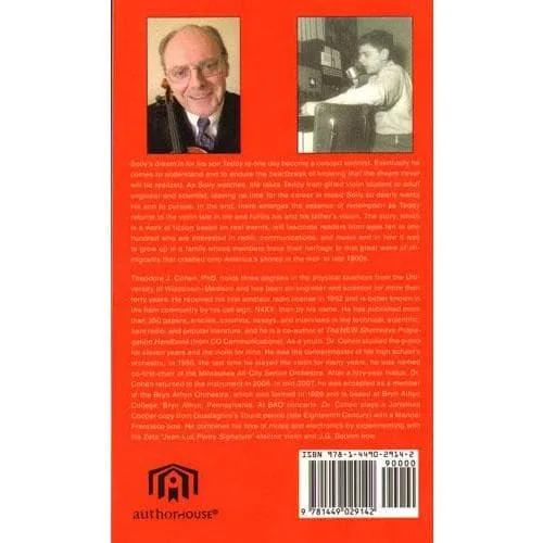 Theodore J. Cohen Full Circle A Dream Denied Buch Geigenroman