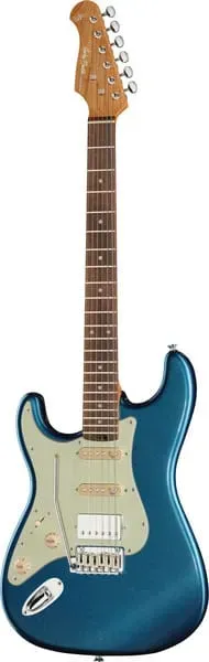Harley Benton ST-Modern HSS E-Gitarre LH Lake Placid Blue