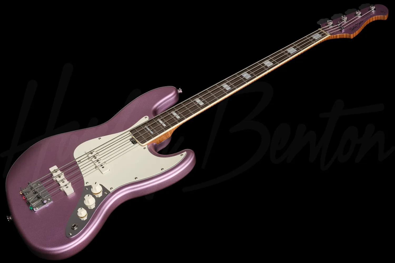 Harley Benton MV-4JB Plus BassTheWorld E-Bass burgundy